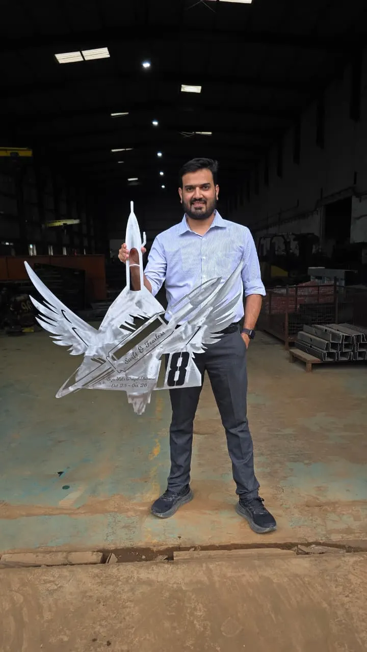 Tejas Fighter Jet Metal Wall Art – Indian Air Force Inspired Aviation Decor 2